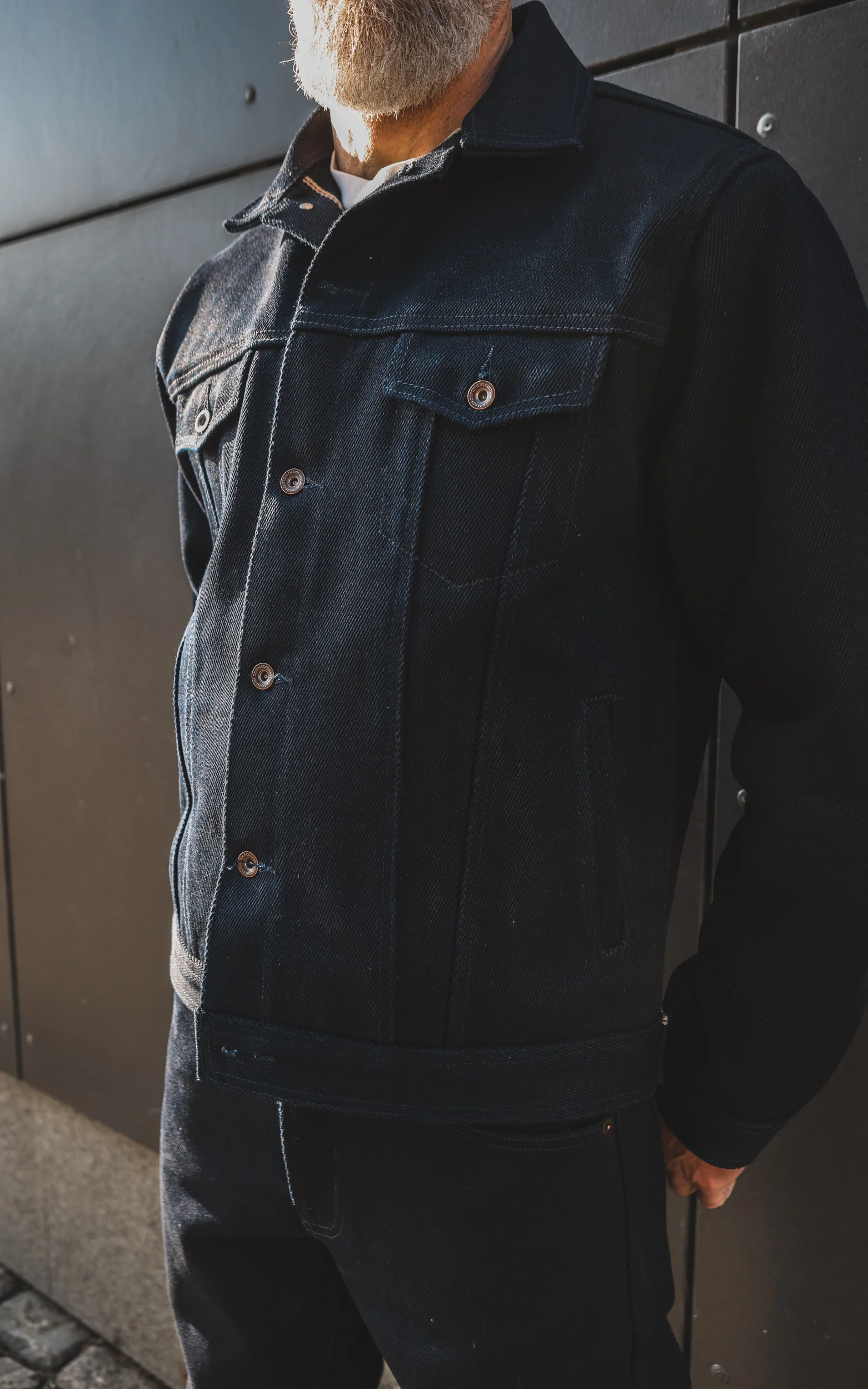 Sosobrothers Denim Jacket "TBOA" Heavyweight Selvedge Double Indigo 33oz - Image 4