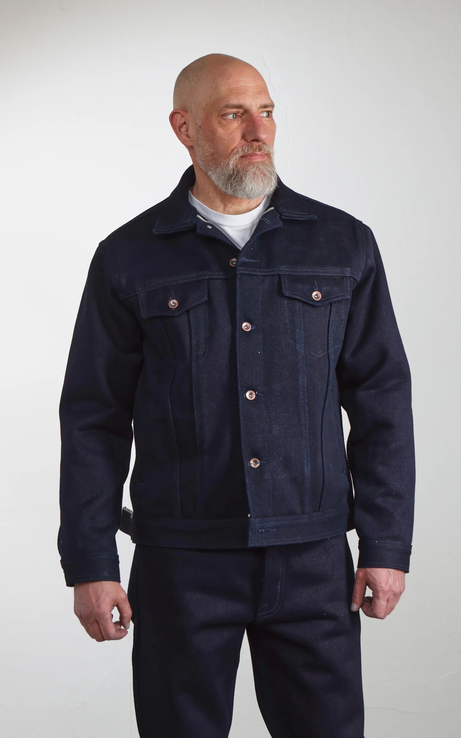 Sosobrothers Denim Jacket "TBOA" Heavyweight Selvedge Double Indigo 33oz - Image 5