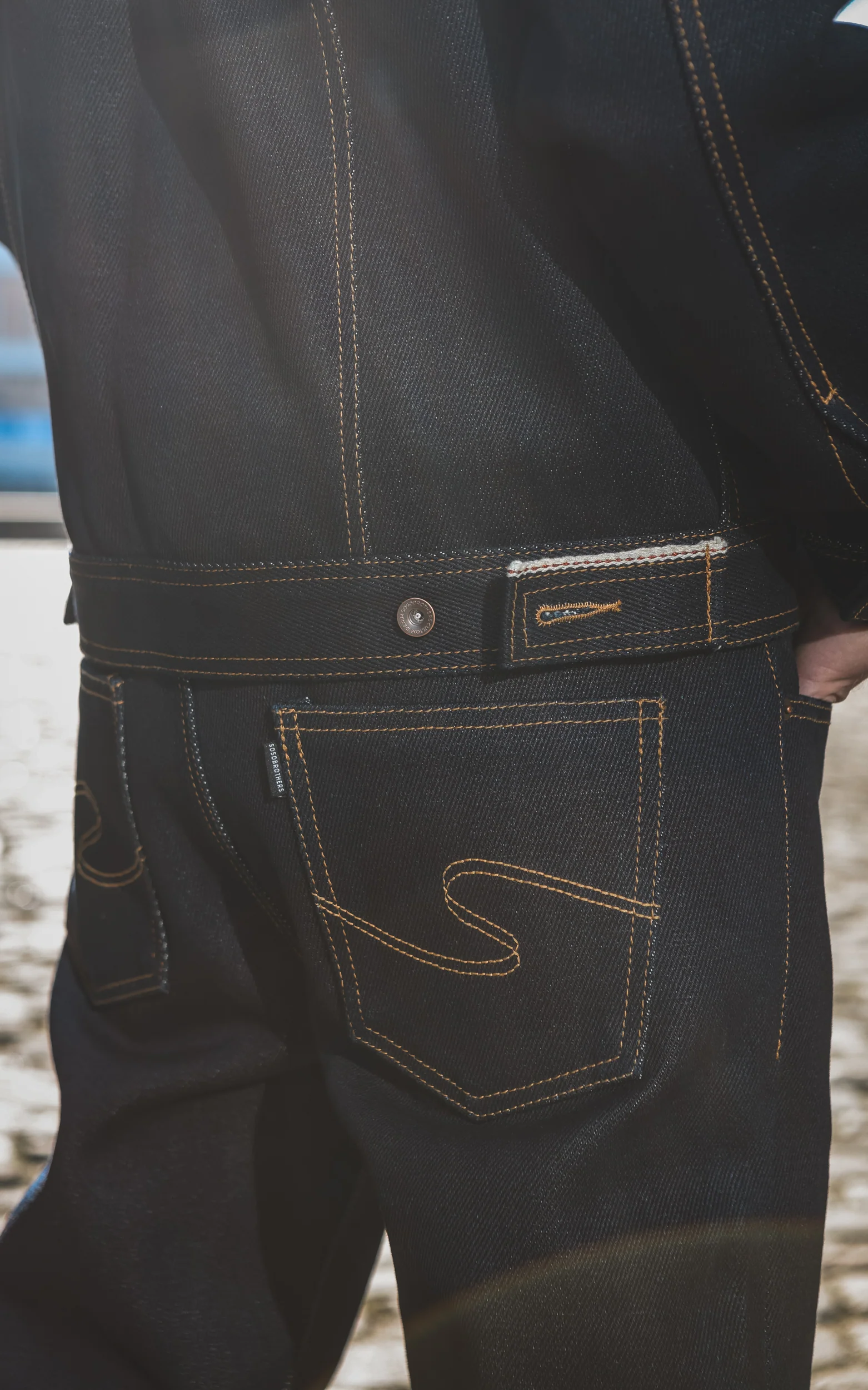 Sosobrothers Denim Jacket "TBOA" Heavyweight Selvedge Indigo 33oz - Image 15