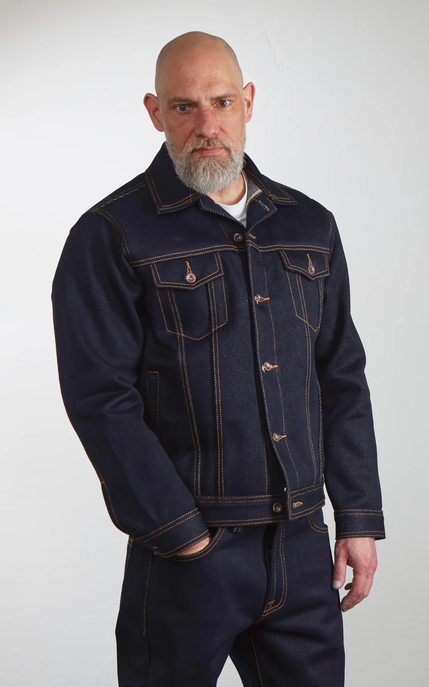 Sosobrothers Denim Jacket "TBOA" Heavyweight Selvedge Indigo 33oz - Image 6