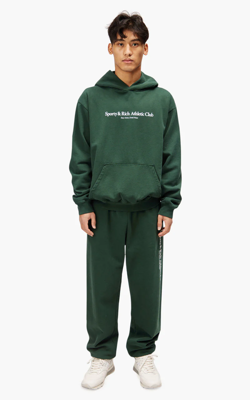 Sporty & Rich Athletic Club Hoodie Forest - Image 2