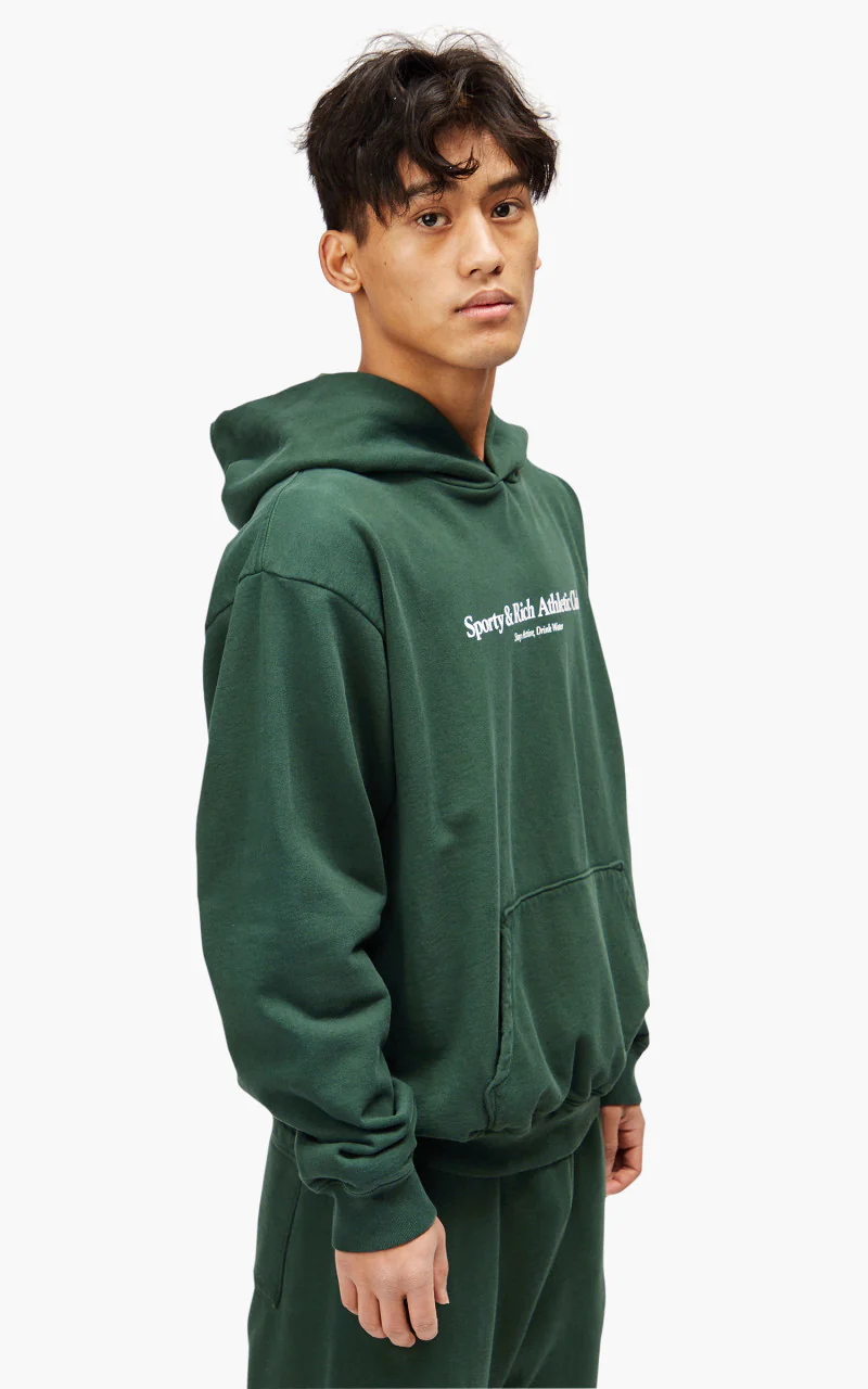 Sporty & Rich Athletic Club Hoodie Forest - Image 5