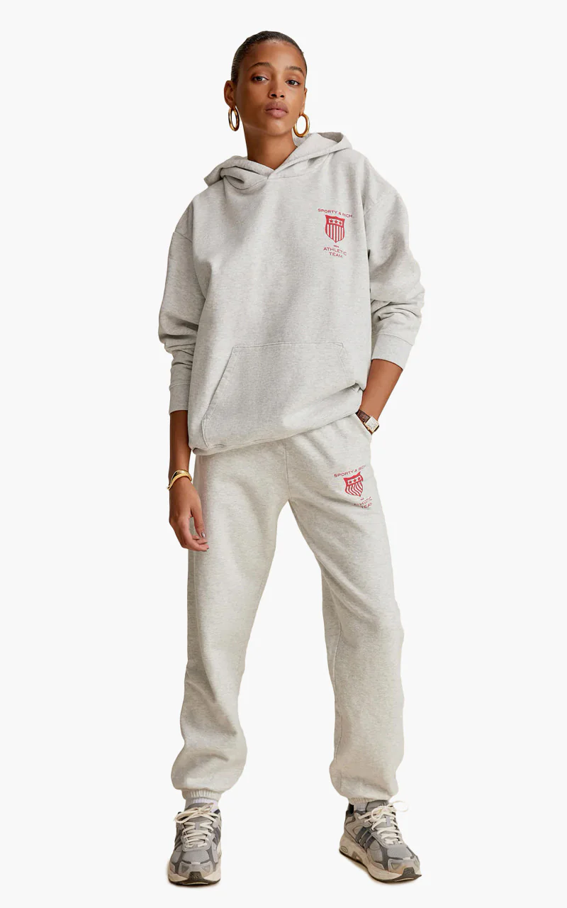 Sporty & Rich Athletic Team Sweatpant Heather Gray - Image 4