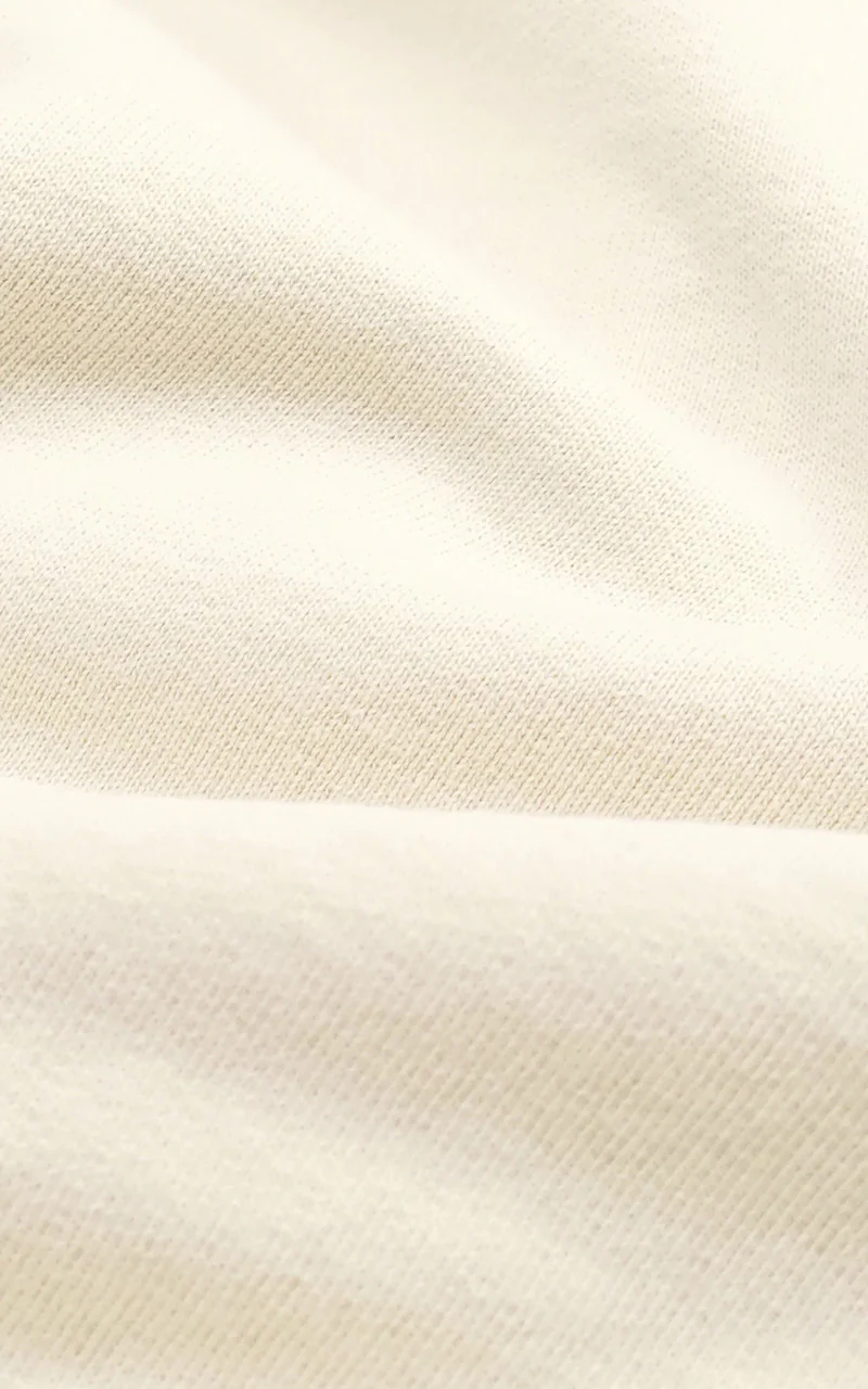 Sporty & Rich Classic Logo Embroidered Polo Cream - Image 7