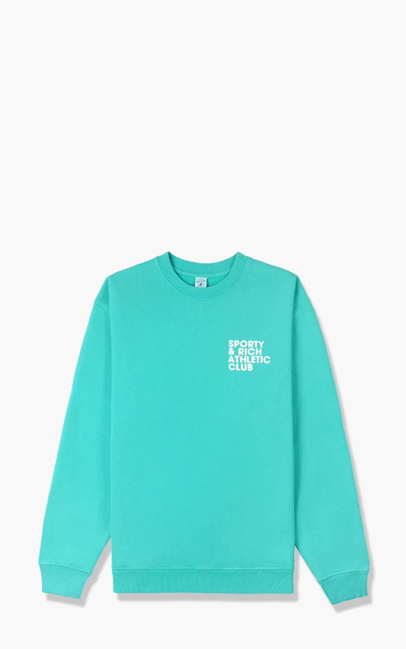 Sporty & Rich Exercise Often Crewneck Turquoise