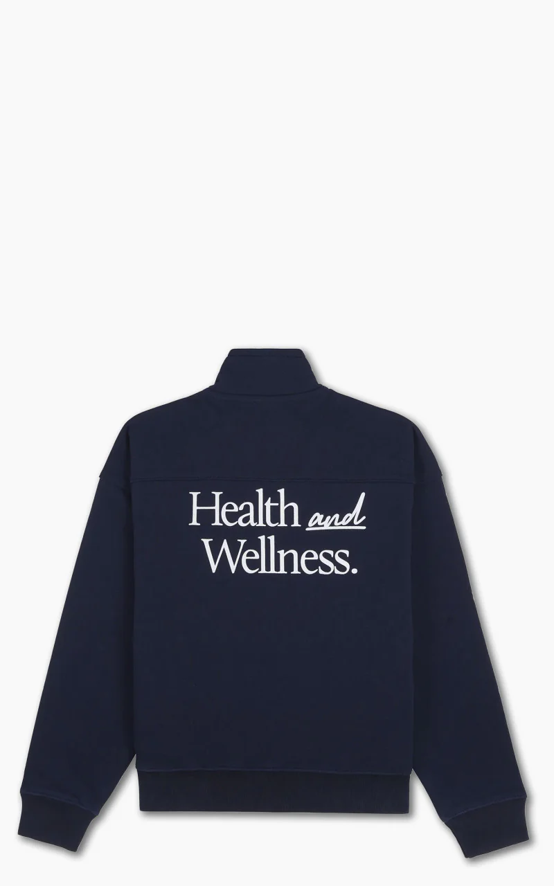 Sporty & Rich New Health Quarter Zip Navy - Image 2