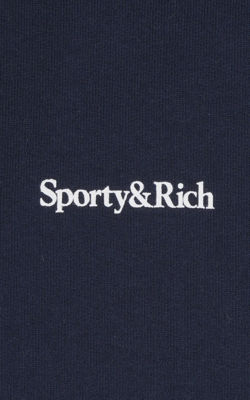 Sporty & Rich New Health Quarter Zip Navy - Image 3