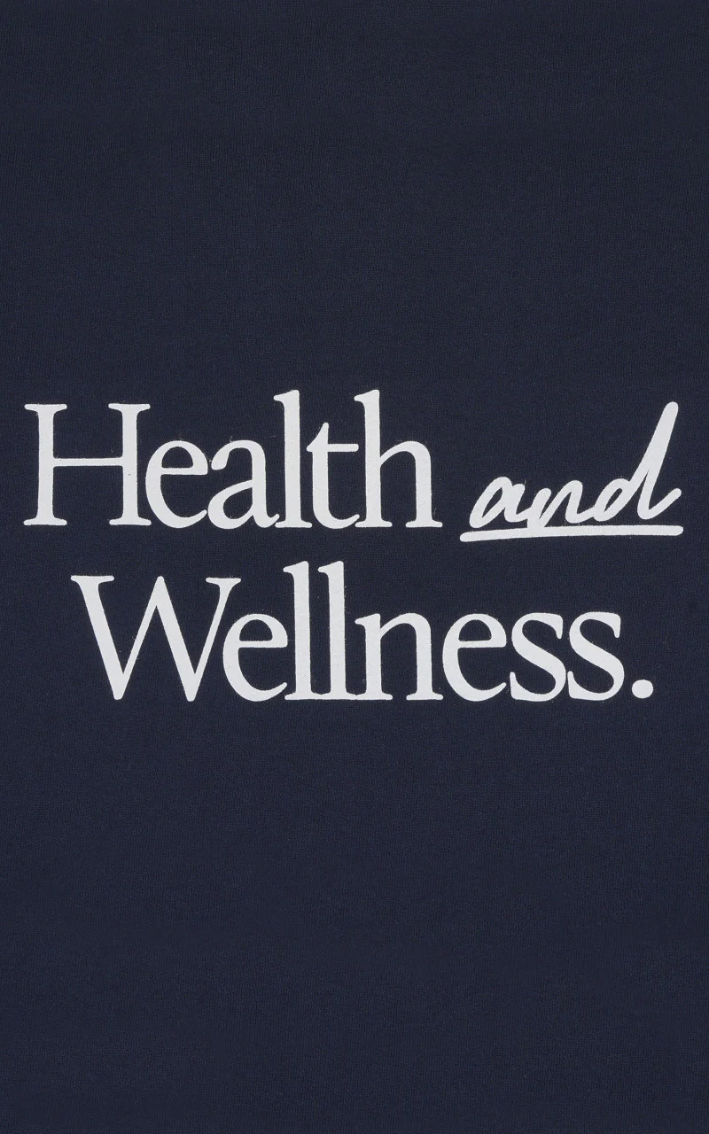 Sporty & Rich New Health Quarter Zip Navy - Image 4