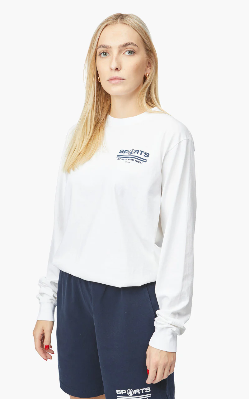 Sporty & Rich Sports Longsleeve White - Image 5