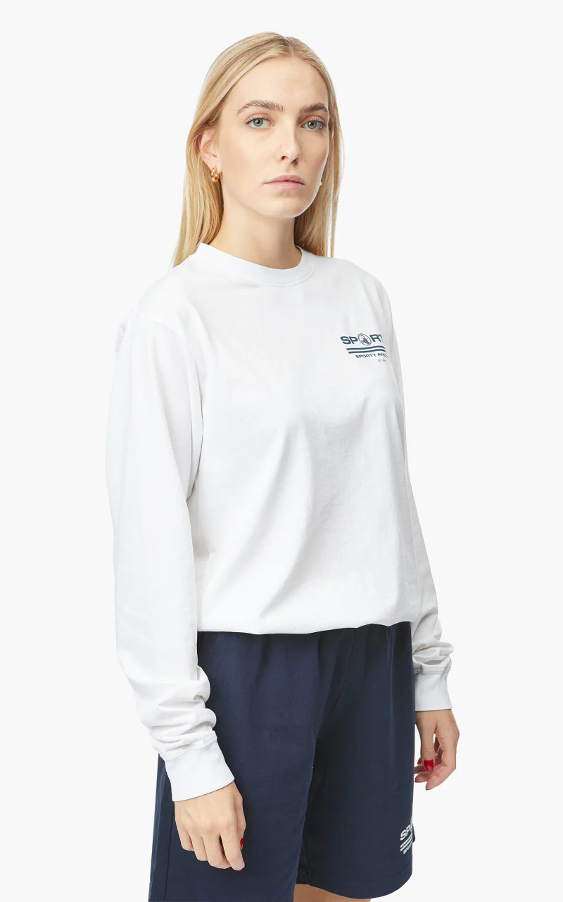 Sporty & Rich Sports Longsleeve White - Image 6