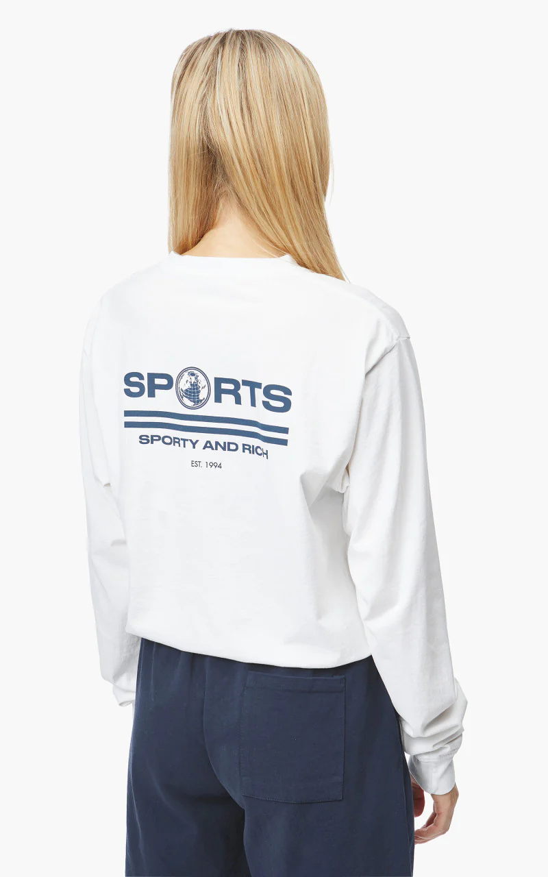 Sporty & Rich Sports Longsleeve White - Image 7
