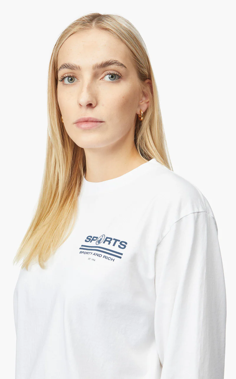 Sporty & Rich Sports Longsleeve White - Image 8