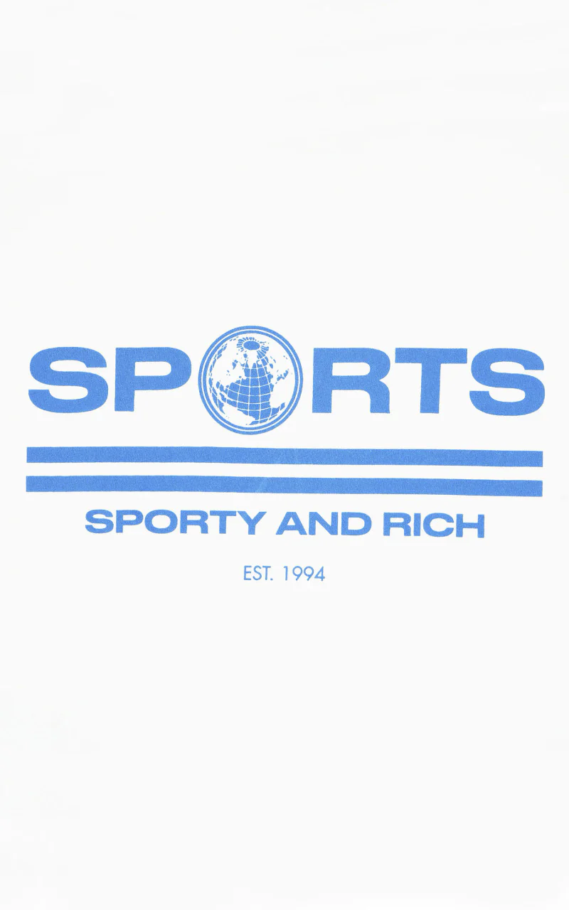 Sporty & Rich Sports T-Shirt White - Image 3