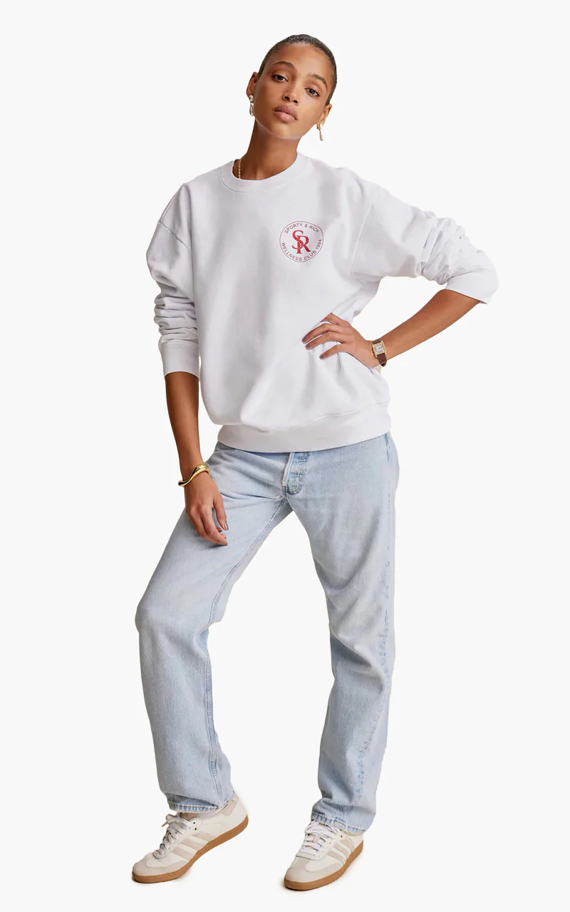 Sporty & Rich S&R Crewneck White - Image 5