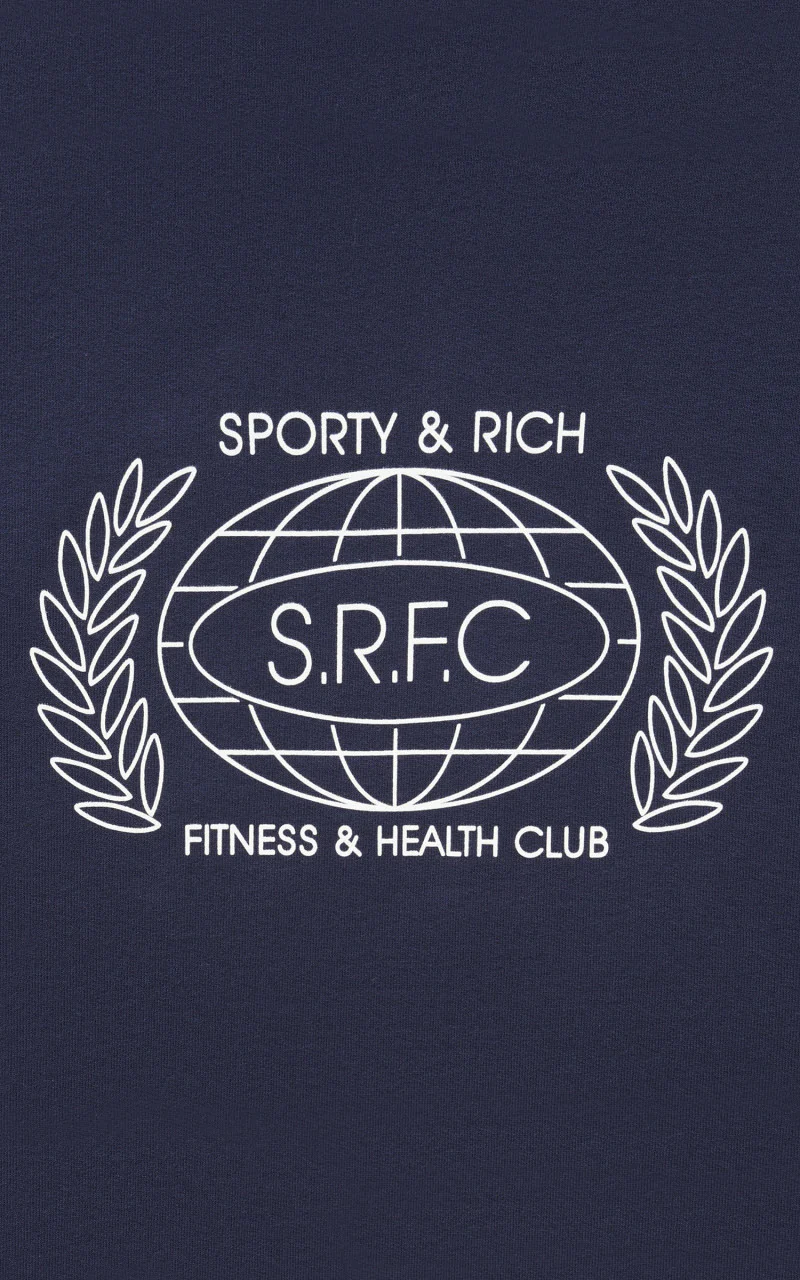 Sporty & Rich SRFC Crewneck Navy - Image 5