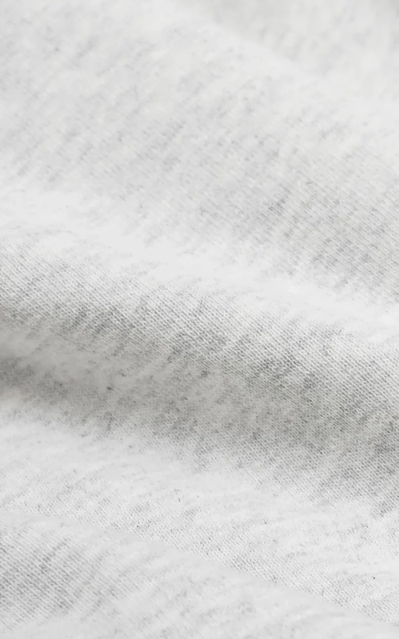 Sporty & Rich Upper East Side Quarter Zip Heather Gray - Image 4
