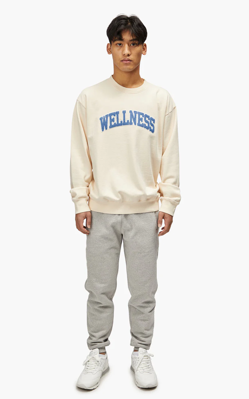 Sporty & Rich Wellness Boucle Crewneck Cream - Image 2