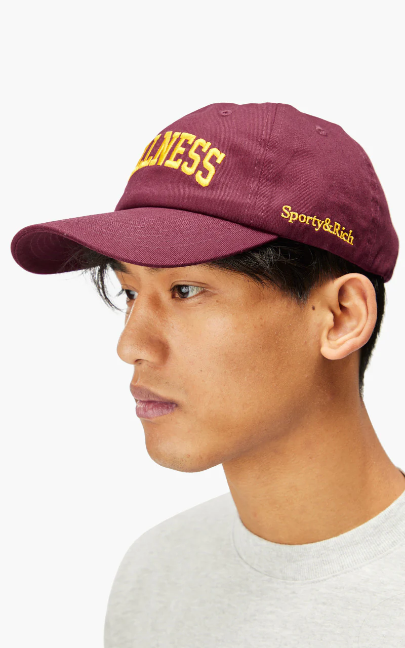 Sporty & Rich Wellness Ivy Hat Merlot - Image 2