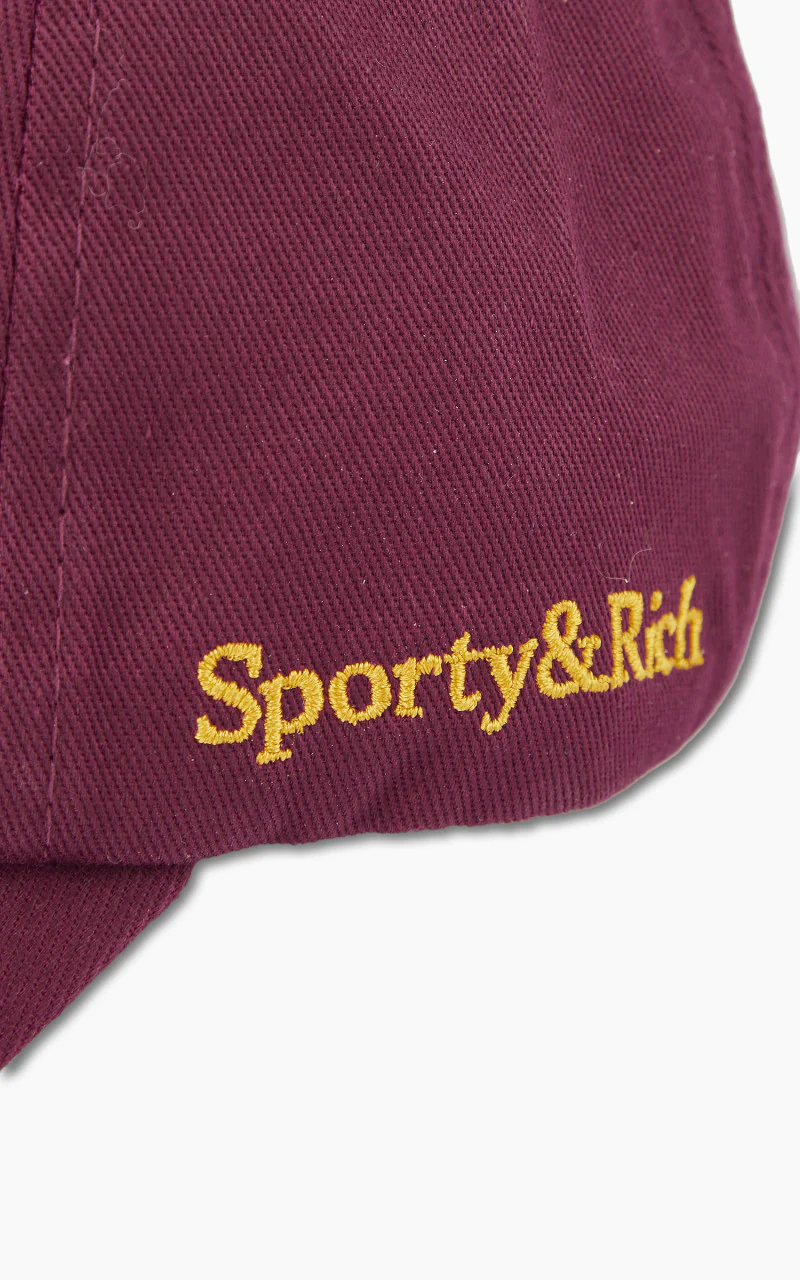 Sporty & Rich Wellness Ivy Hat Merlot - Image 4