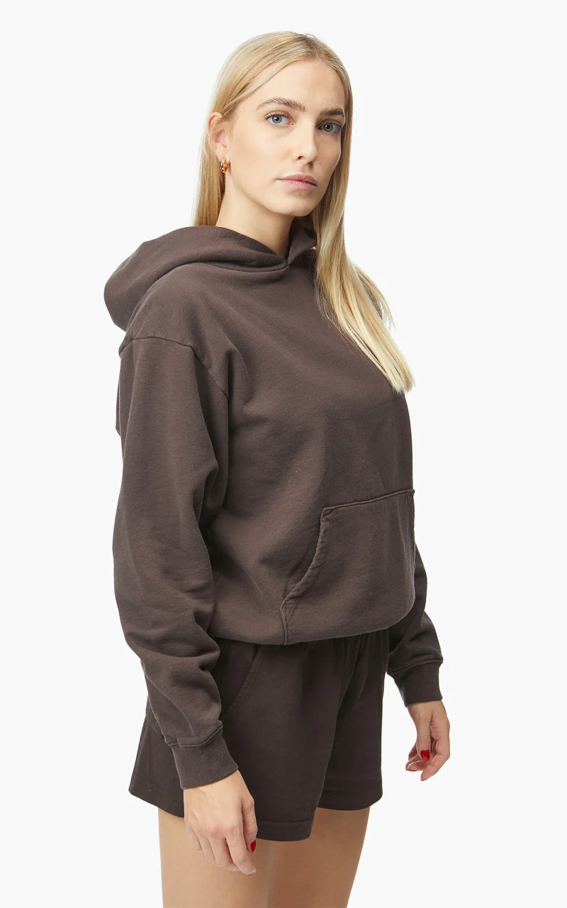 Sporty & Rich Wellness Studio Hoodie Chocolate - Image 6
