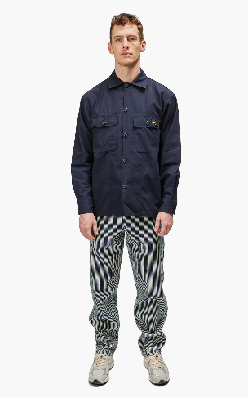 Stan Ray CPO 2 Pocket Shirt Navy Ripstop - Image 5