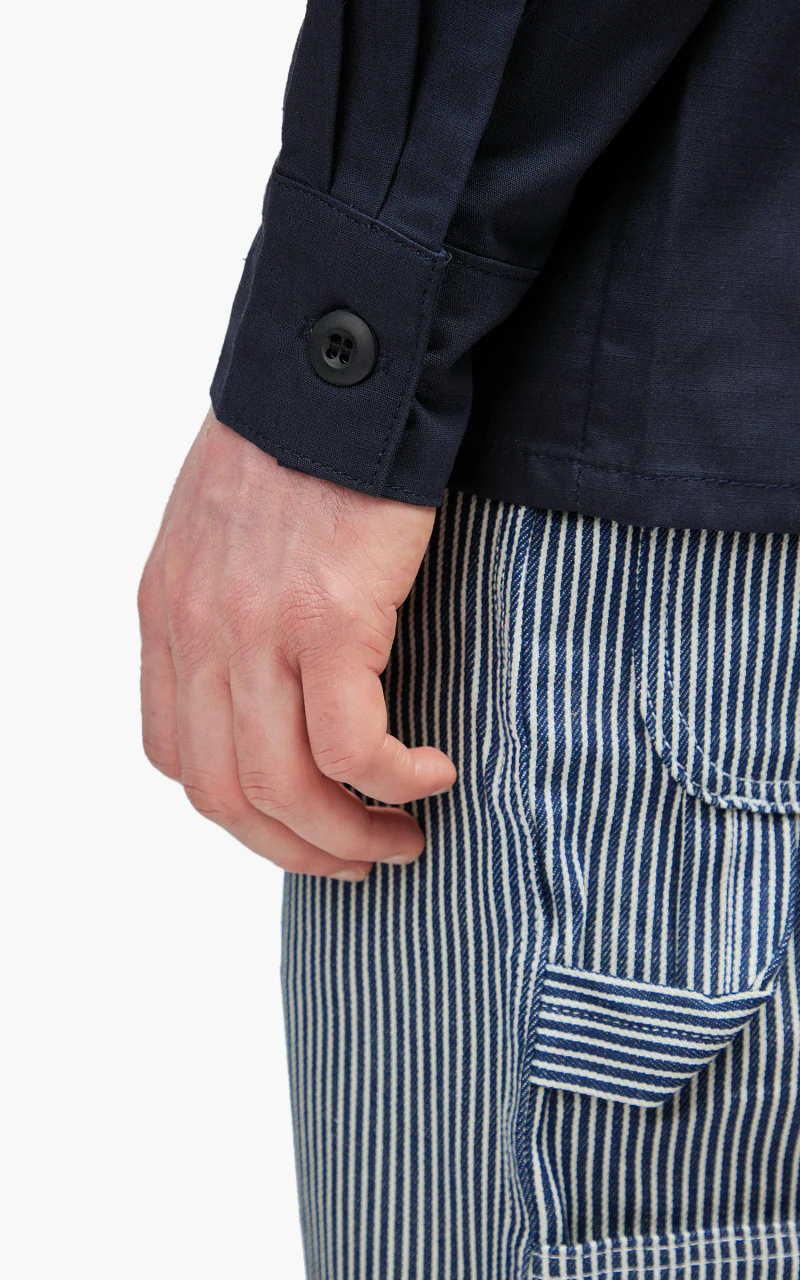 Stan Ray CPO 2 Pocket Shirt Navy Ripstop - Image 7