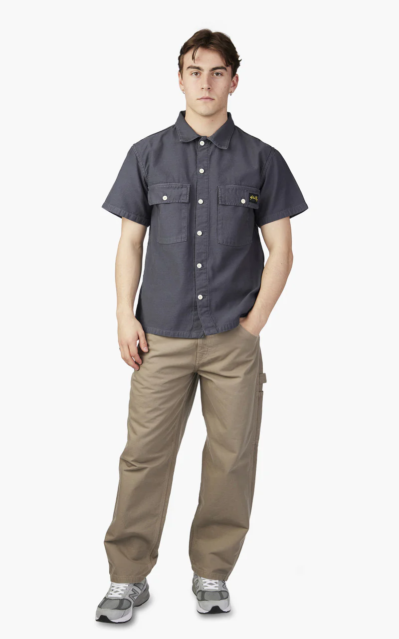 Stan Ray CPO Short Sleeve Shirt Navy - Image 2