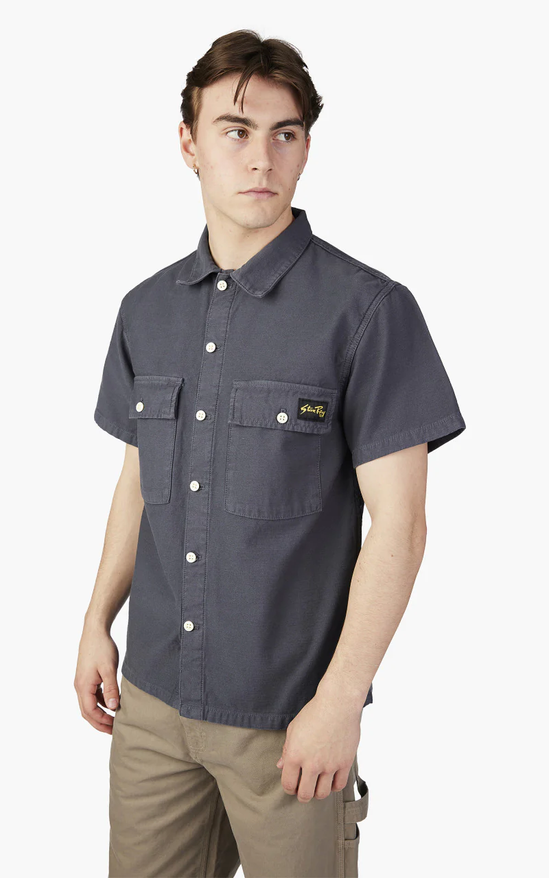 Stan Ray CPO Short Sleeve Shirt Navy - Image 4