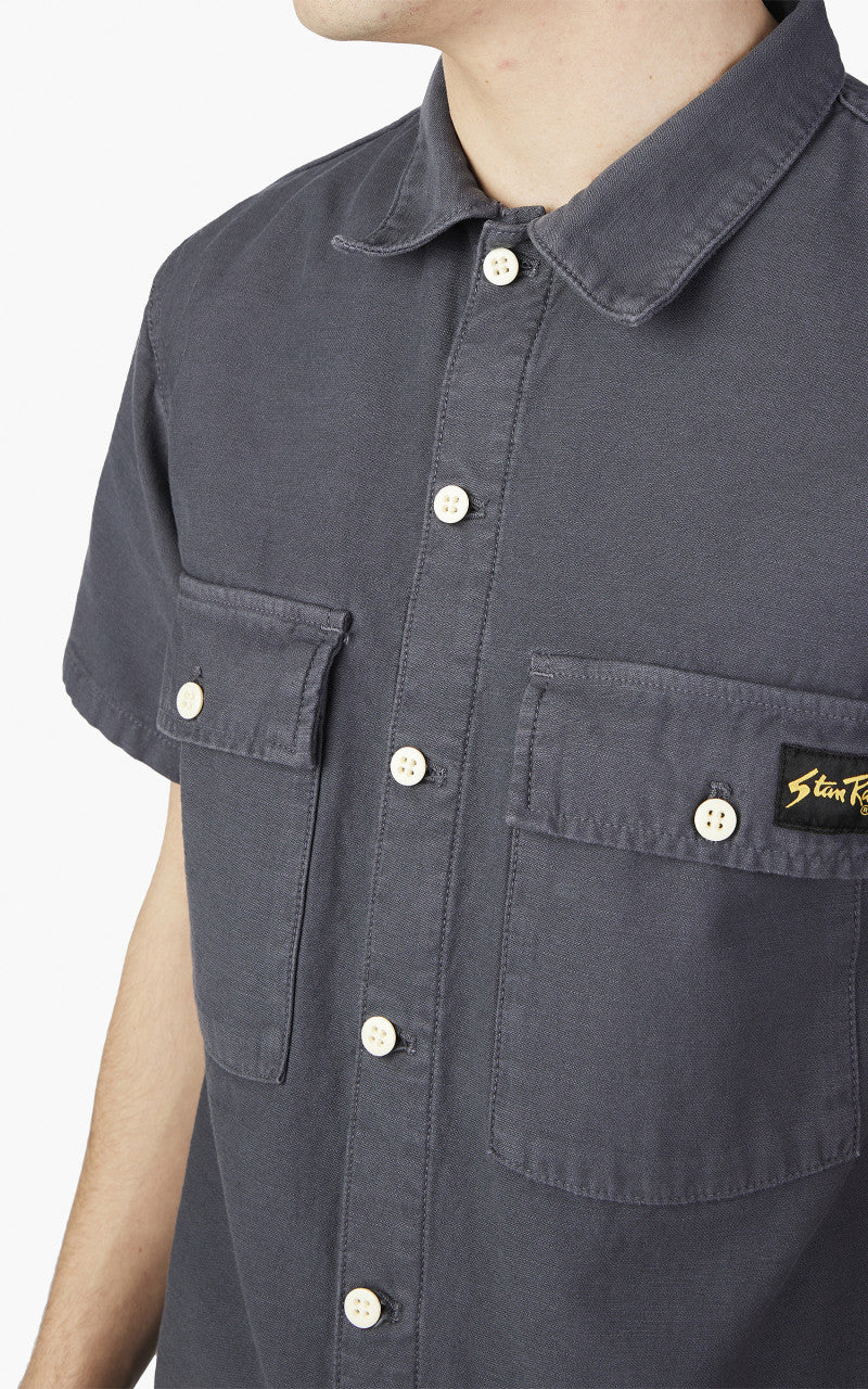 Stan Ray CPO Short Sleeve Shirt Navy - Image 5