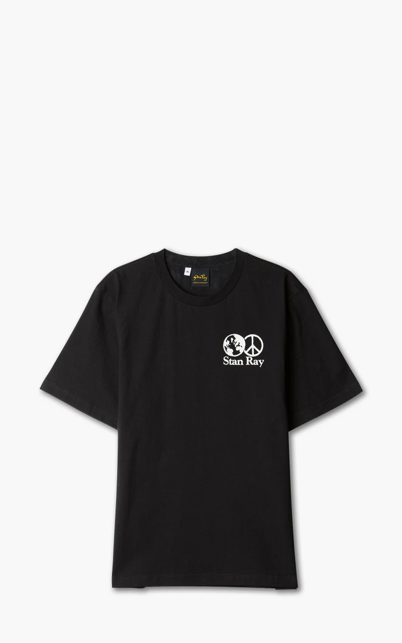 Stan Ray World Peace Short Sleeve T-Shirt Black