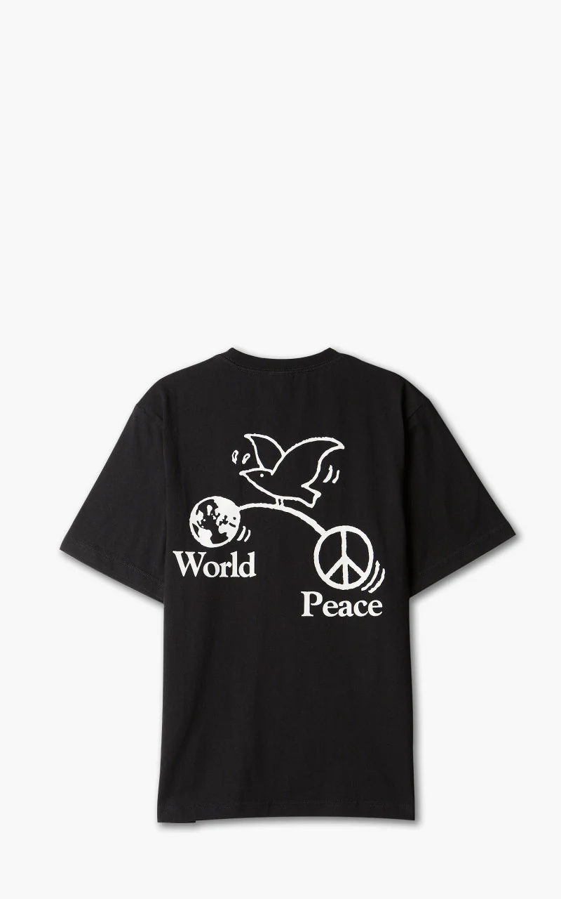 Stan Ray World Peace Short Sleeve T-Shirt Black - Image 3