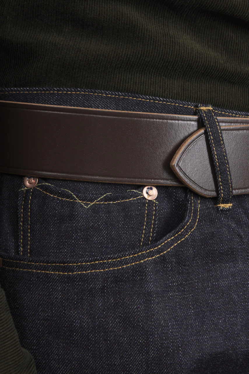 Stevenson Overall Co. Big Sur Jeans Selvedge Unwashed Indigo - Image 6