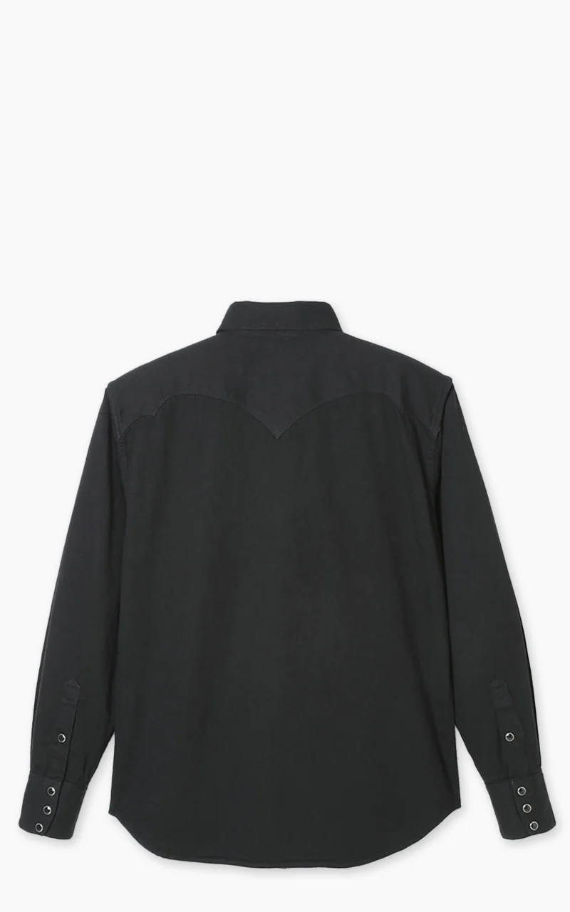 Stevenson Overall Co. Cody Denim Shirt Black - Image 6