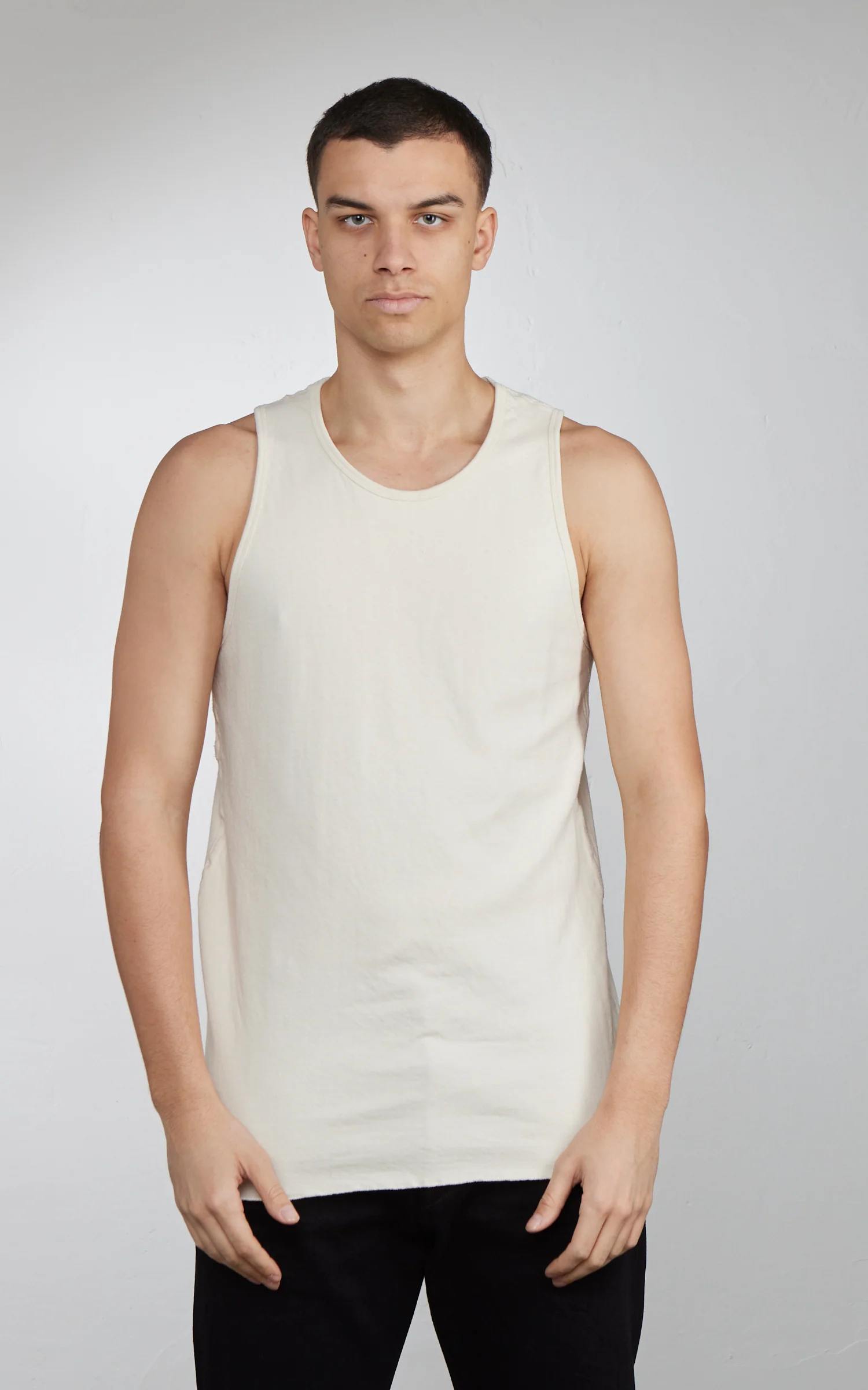Stevenson Overall Co. DualComfort Cotton Tank Natural - Image 2