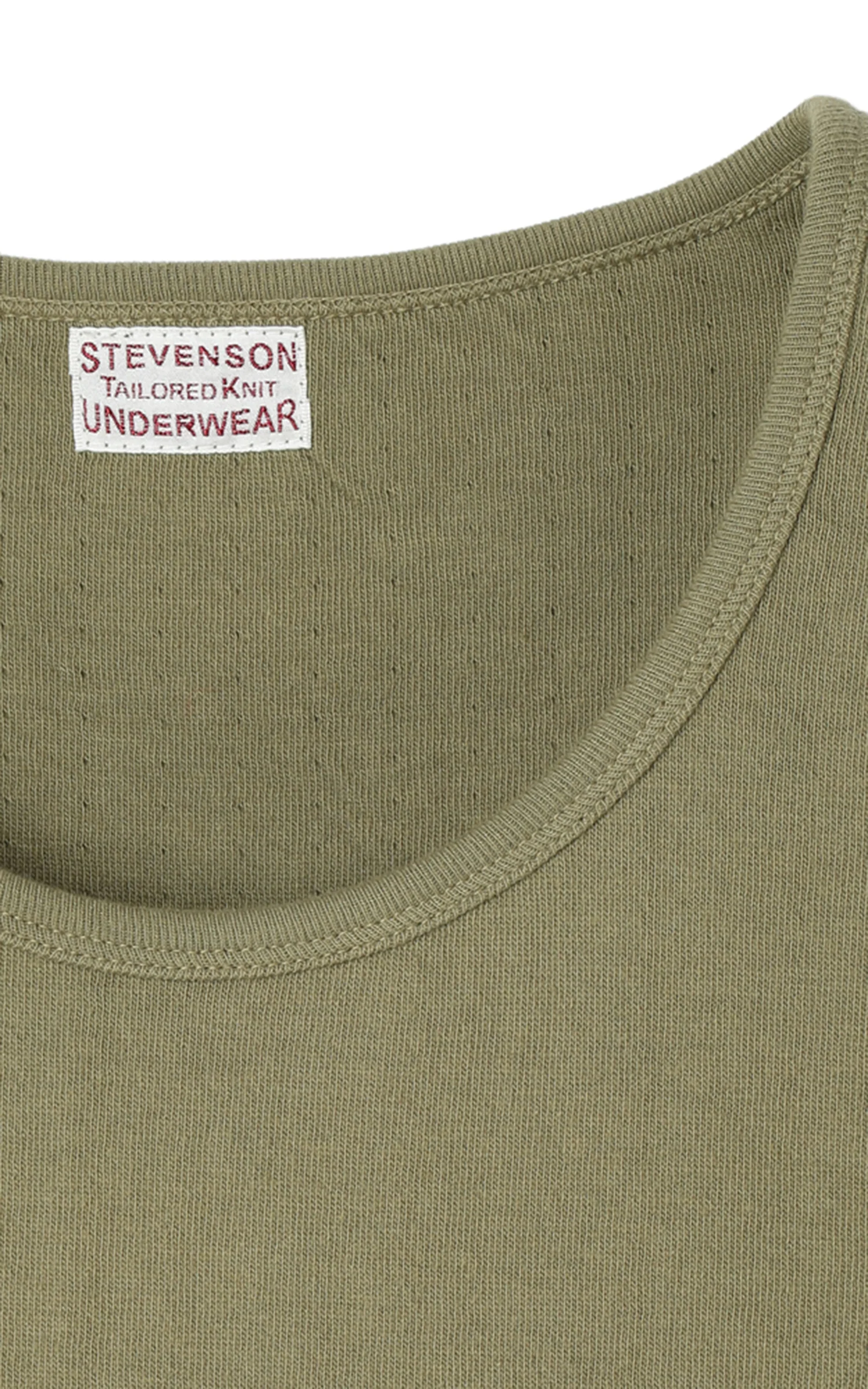 Stevenson Overall Co. DualComfort Cotton Tank Olive - Image 6