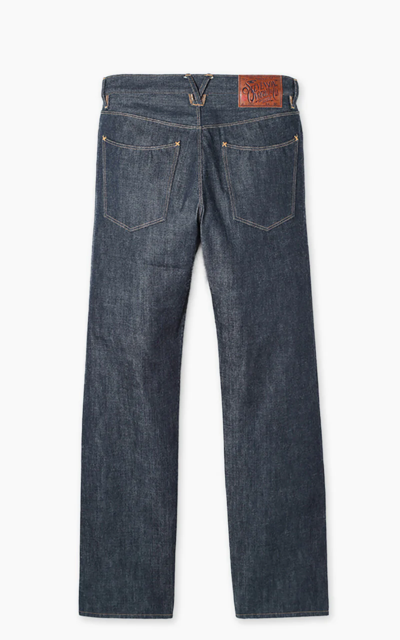 Stevenson Overall Co. Encinitas Jeans Selvedge Unwashed Indigo - Image 3