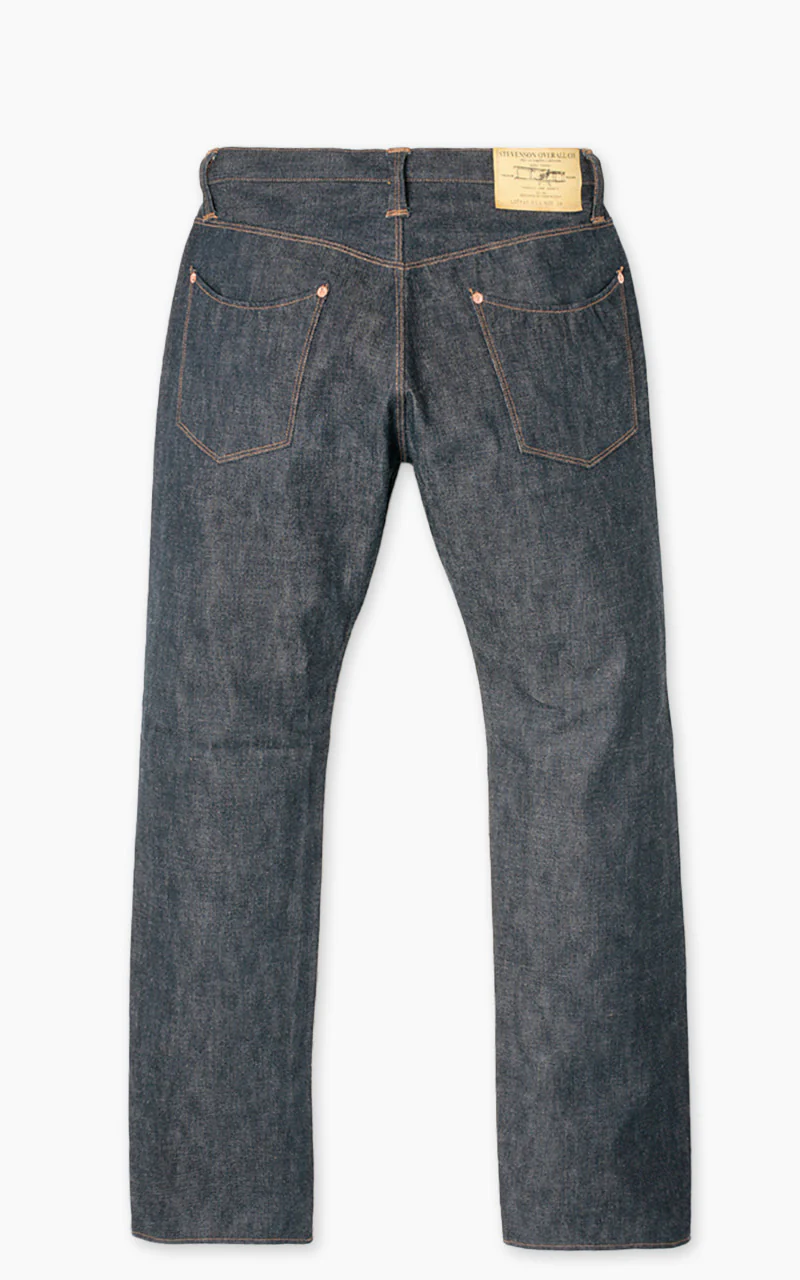 Stevenson Overall Co. San Francisco Jeans Selvedge Unwashed Indigo - Image 6