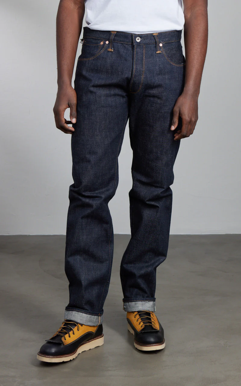 Stevenson Overall Co. Ventura Jeans Selvedge Unwashed Indigo - Image 2