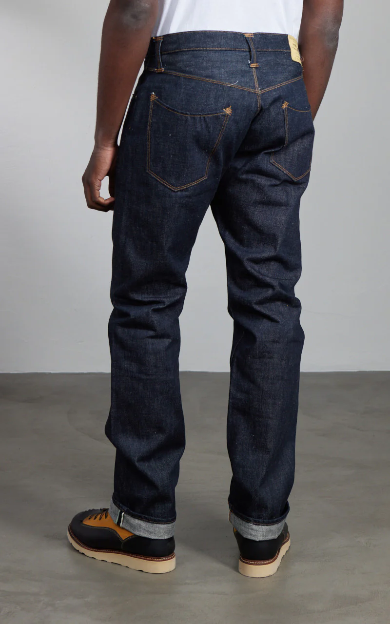 Stevenson Overall Co. Ventura Jeans Selvedge Unwashed Indigo - Image 3