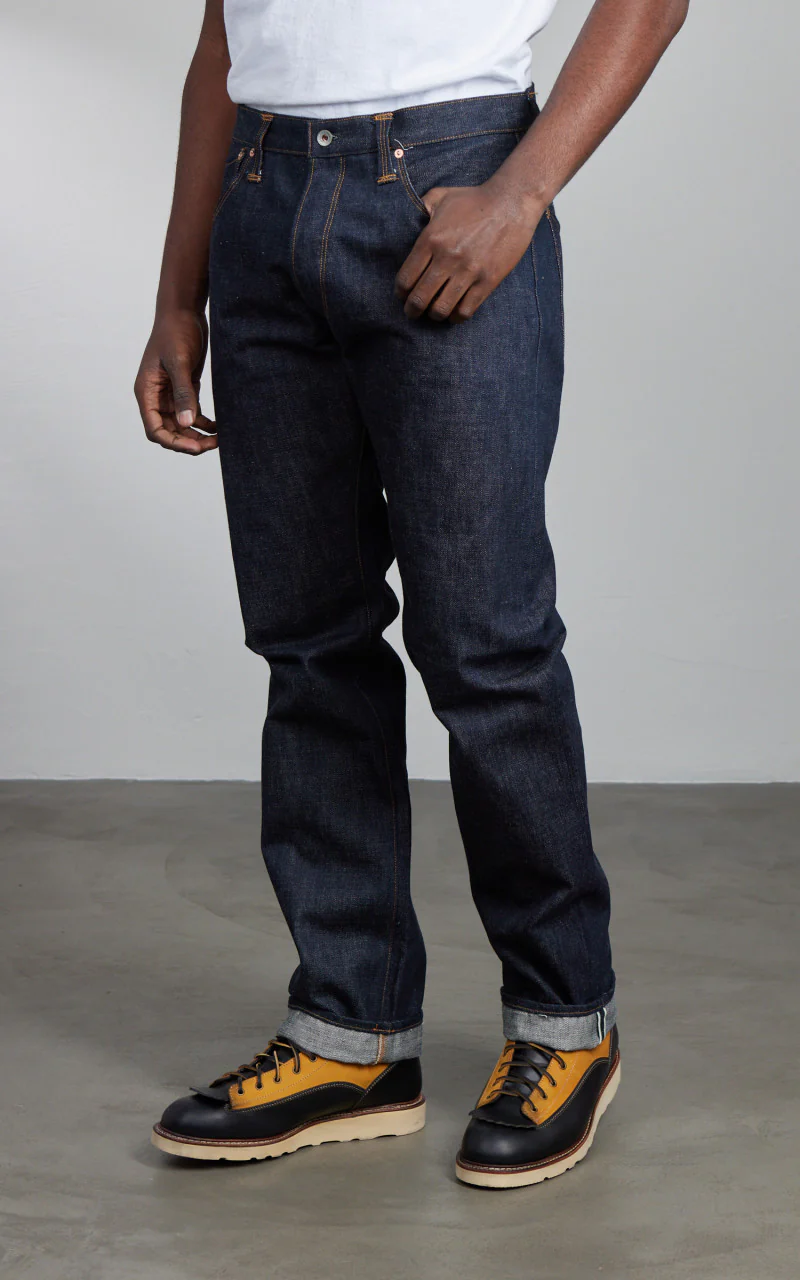 Stevenson Overall Co. Ventura Jeans Selvedge Unwashed Indigo - Image 4