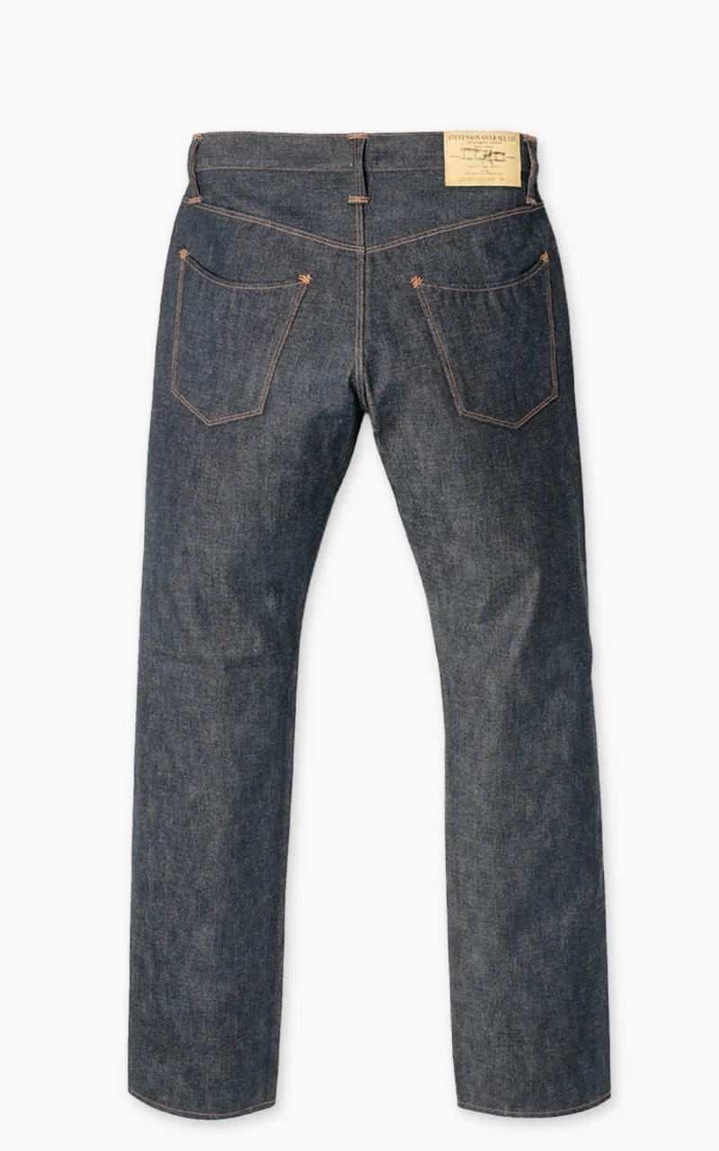 Stevenson Overall Co. Ventura Jeans Selvedge Unwashed Indigo - Image 6