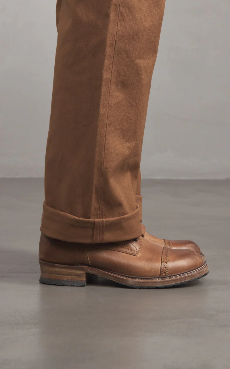 Stevenson Overall Co. Visalia Canvas Trouser Selvedge Brown - Image 8