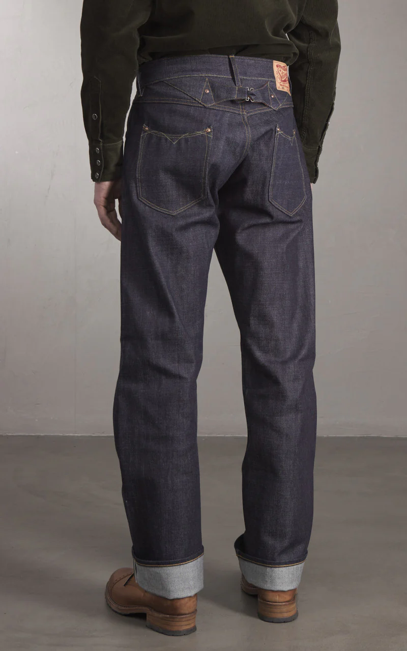Stevenson Overall Co. Visalia Jeans Selvedge Unwashed Indigo - Image 4