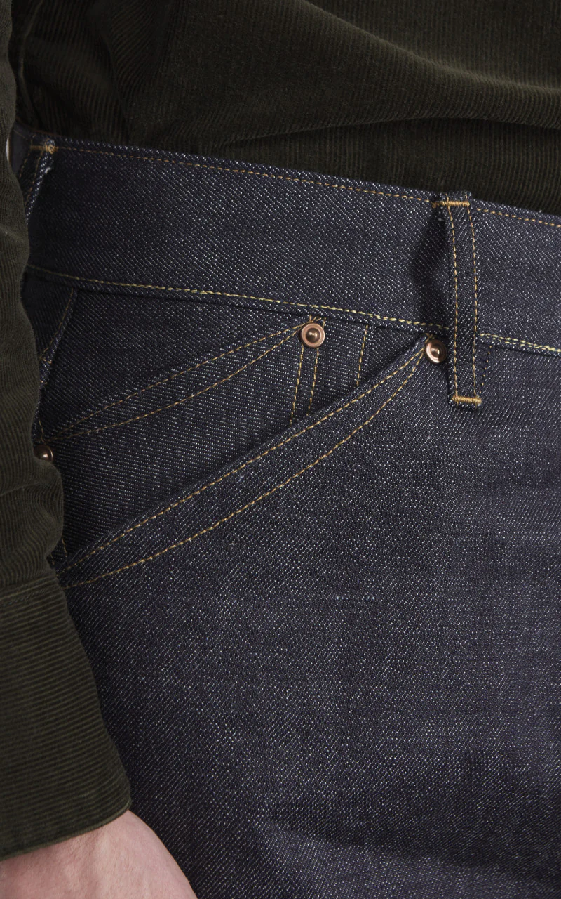 Stevenson Overall Co. Visalia Jeans Selvedge Unwashed Indigo - Image 8
