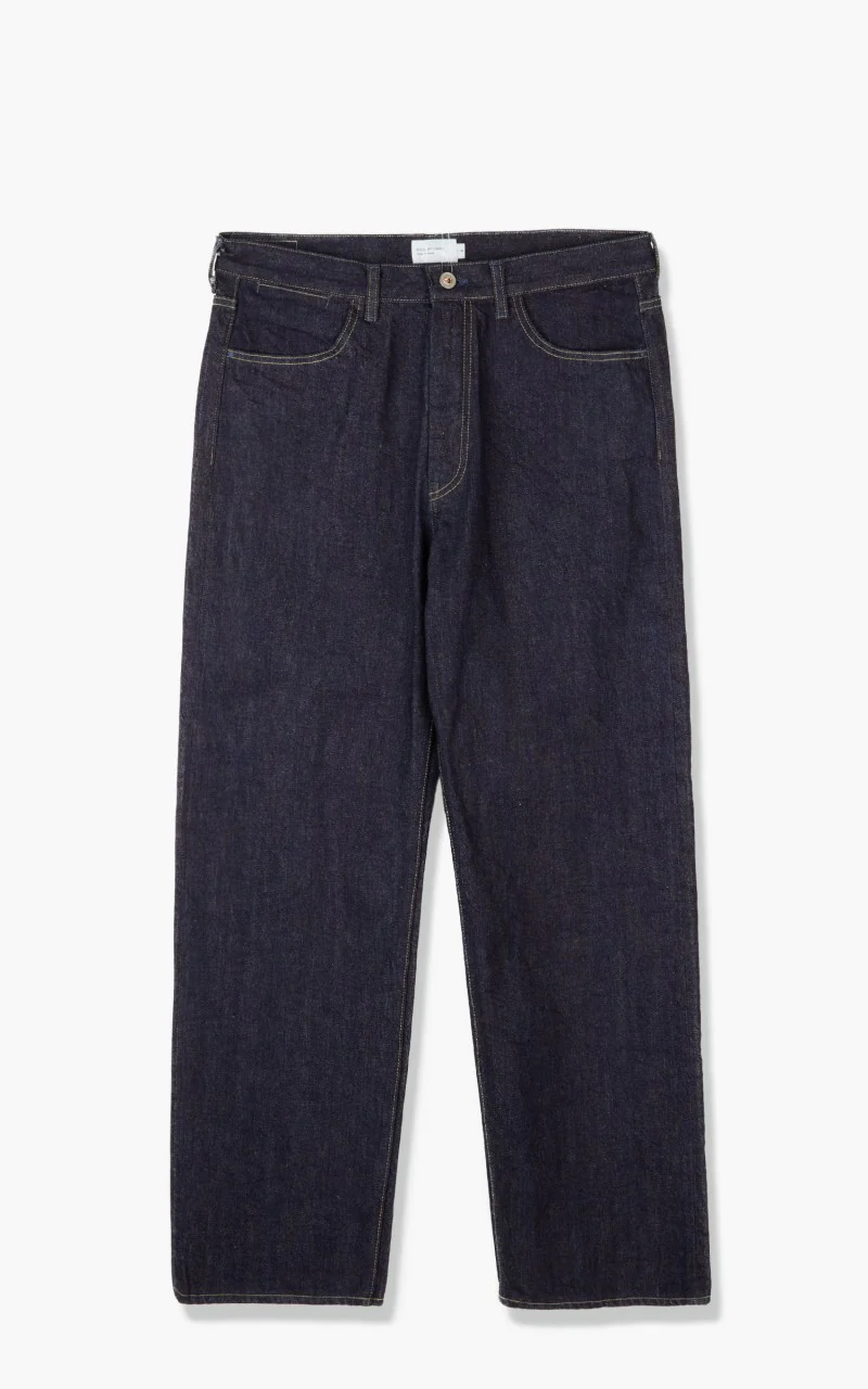 Still By Hand 5 Pocket Denim Pants Navy - Image 14