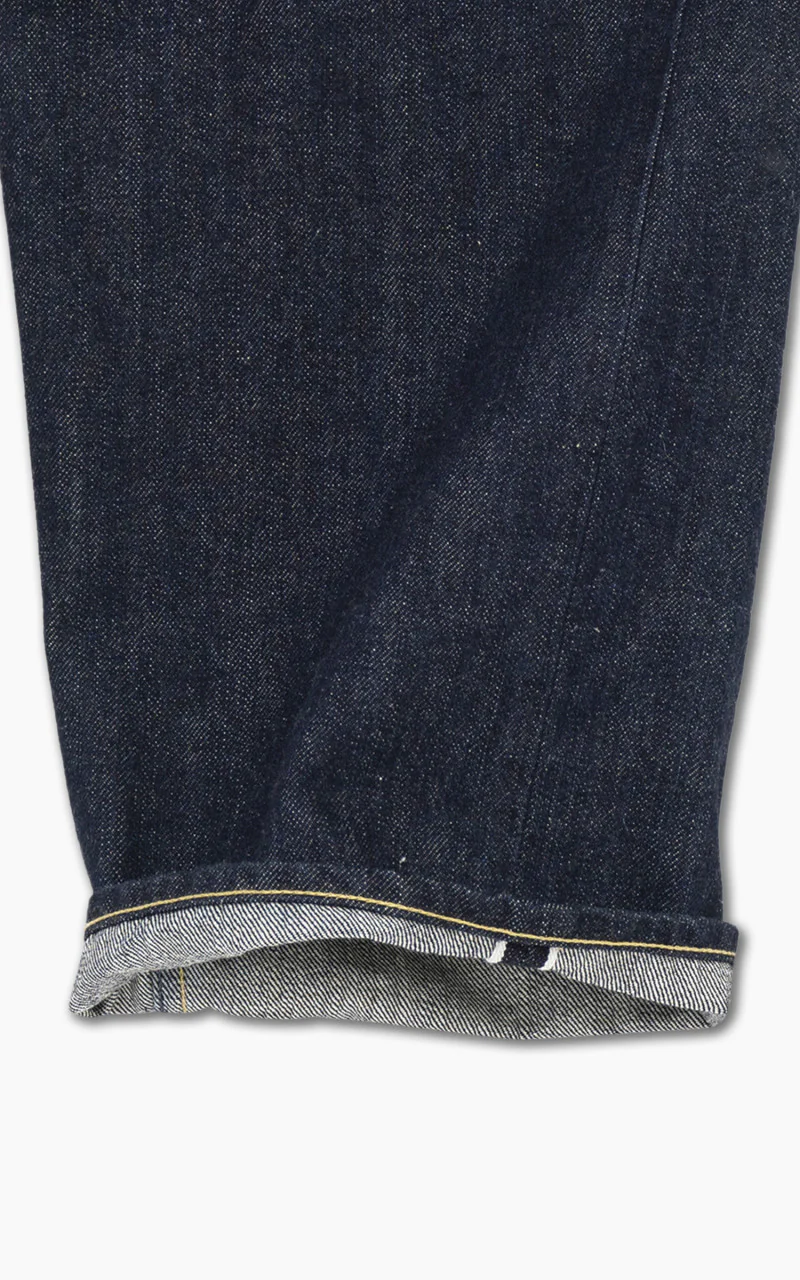 Still By Hand 5 Pocket Denim Pants Navy - Image 9