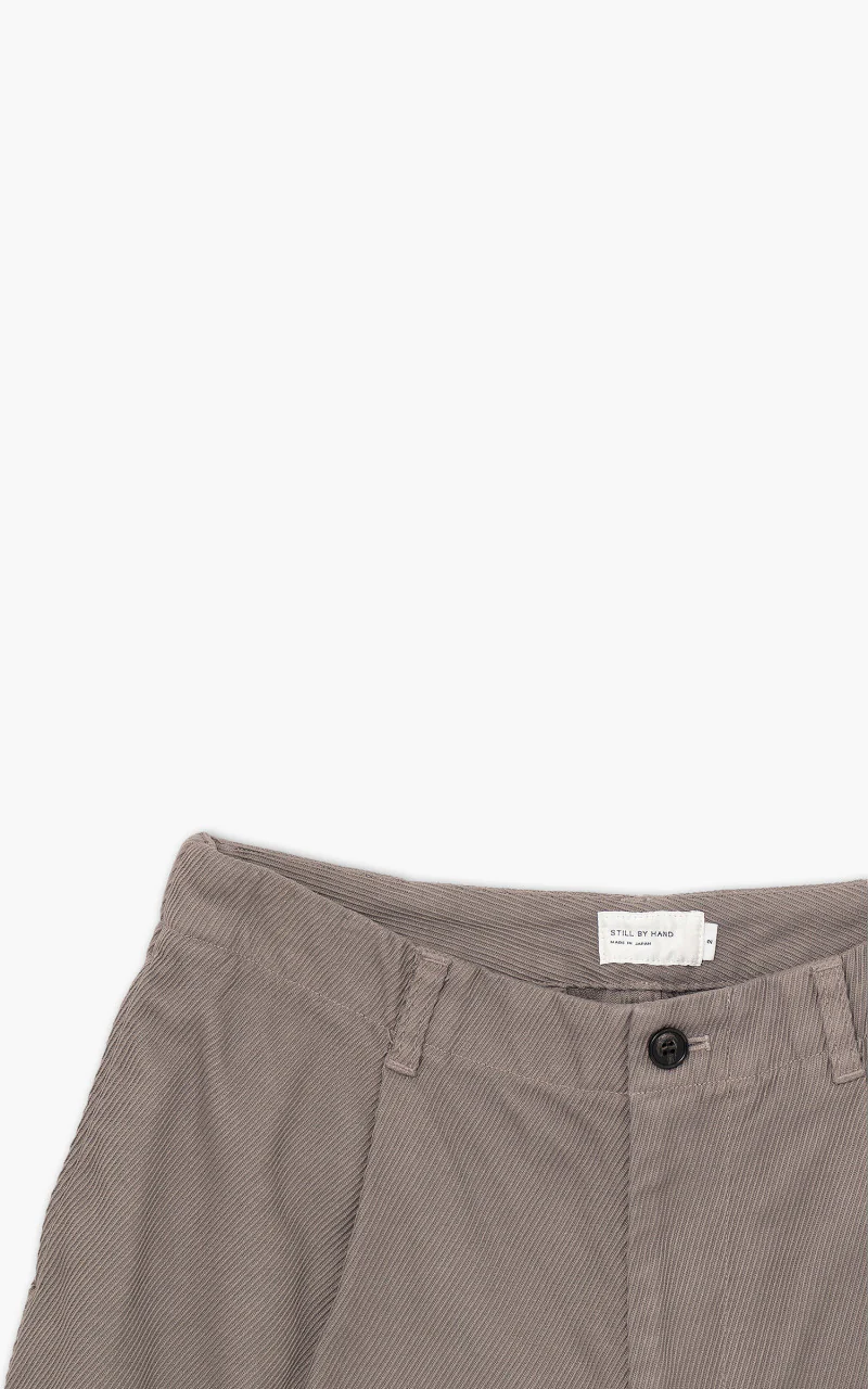 Still By Hand Garment Dyed Wide Pants Greige - Image 3