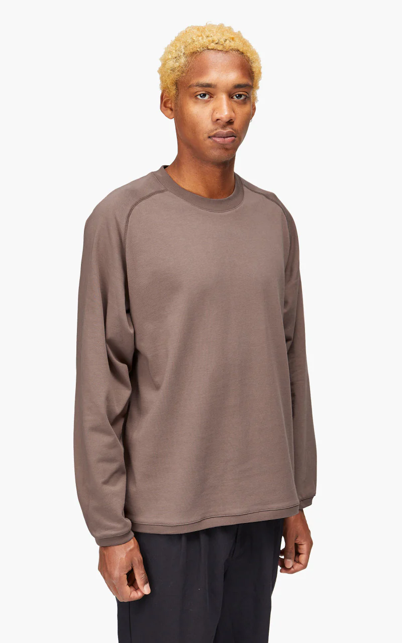 Still By Hand Lightweight Sweatshirt Mocha - Image 7