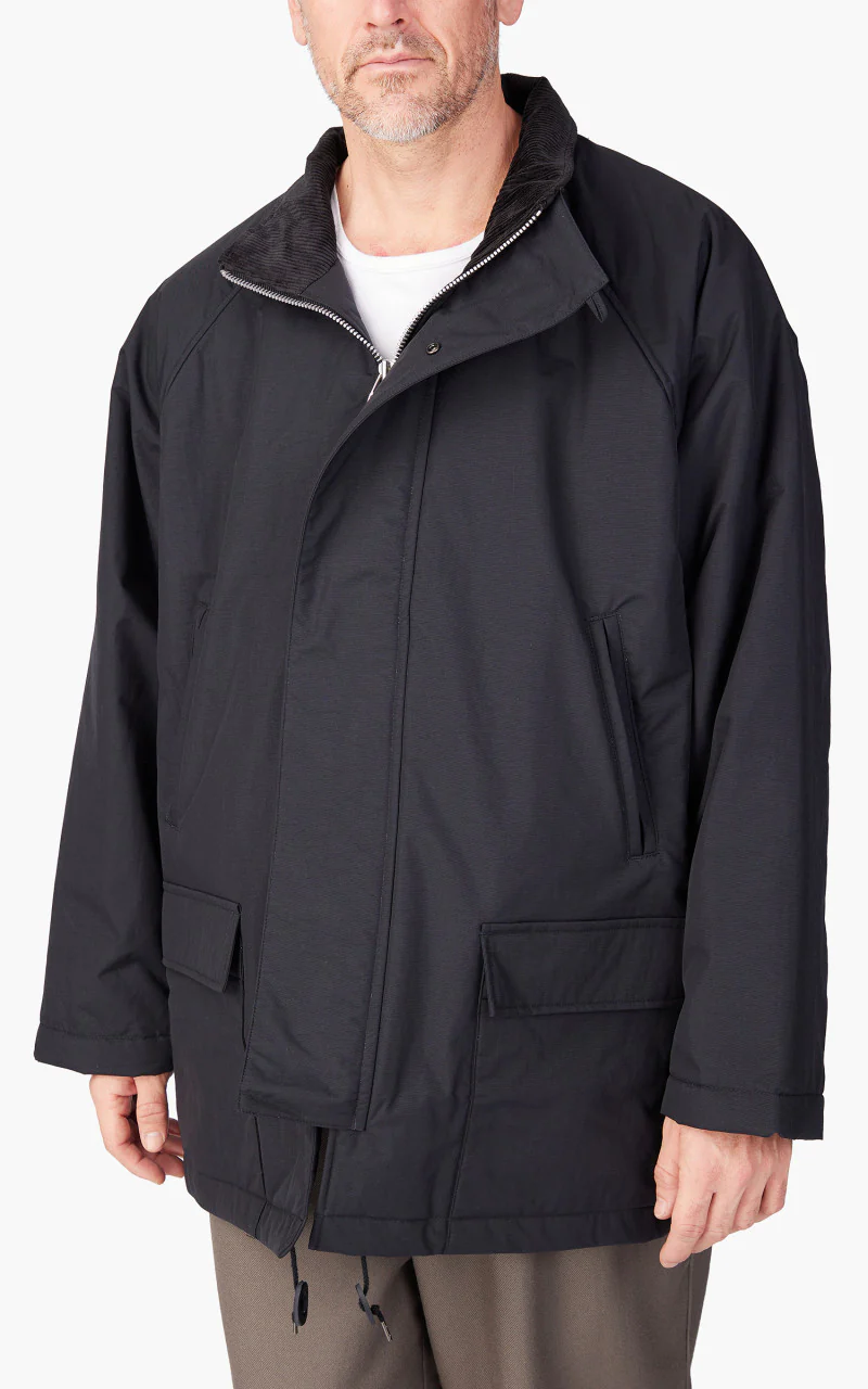 Still By Hand Padded Half Coat Black - Image 3