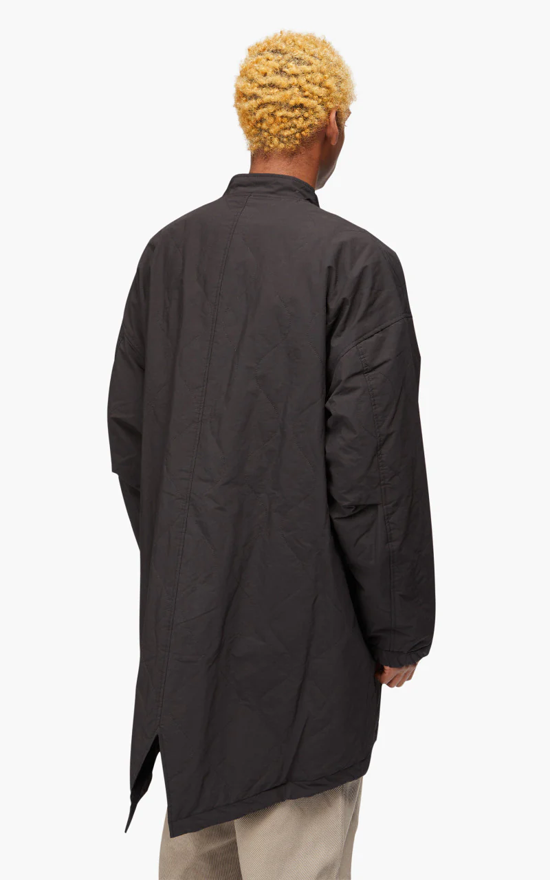 Still By Hand Quilted Coat Ink Black - Image 6
